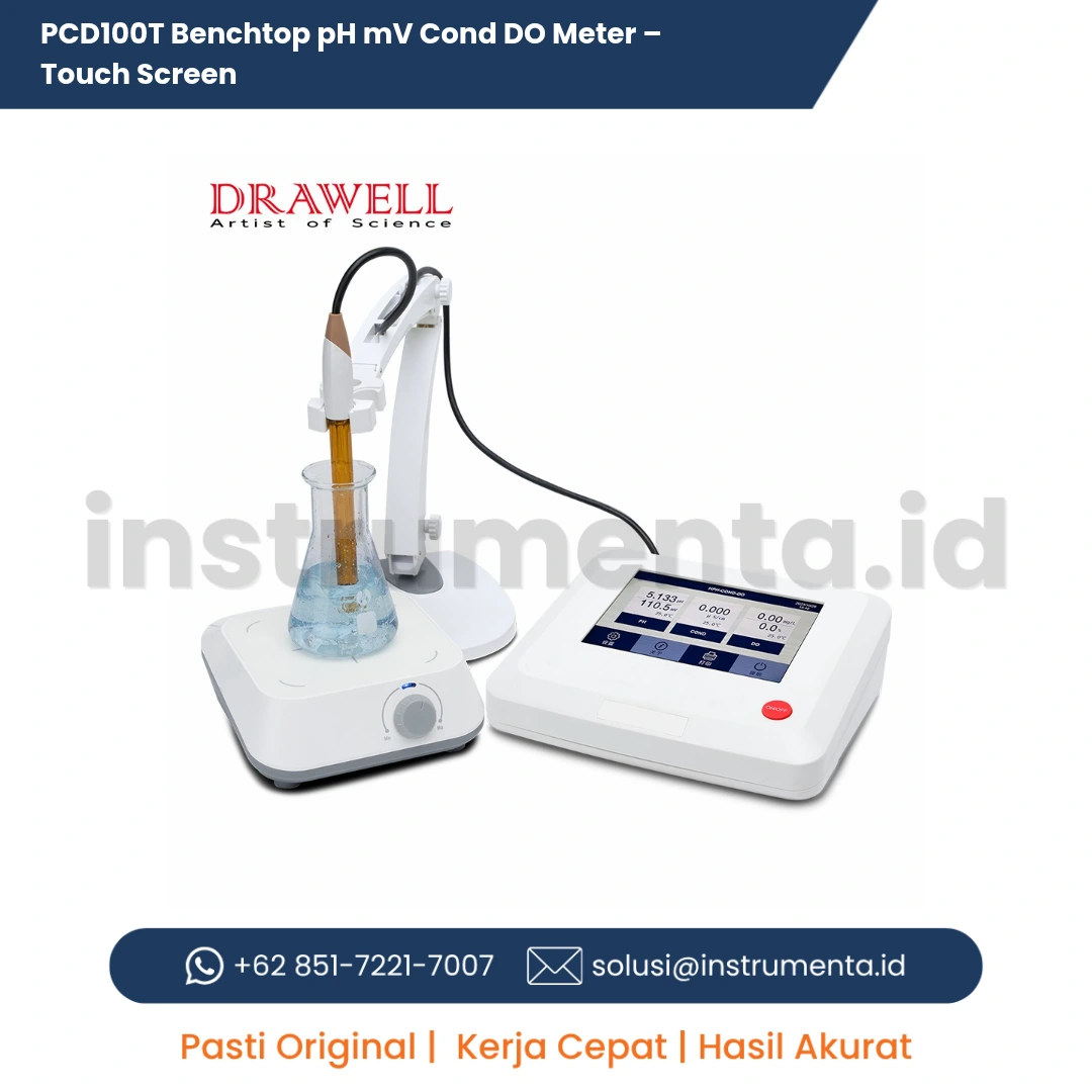Distributor Resmi Benchtop pH Cond DO Meter Touch Screen PCD100T Ready Stock